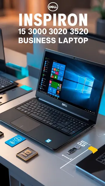 Dell Inspiron business laptop promotional poster
